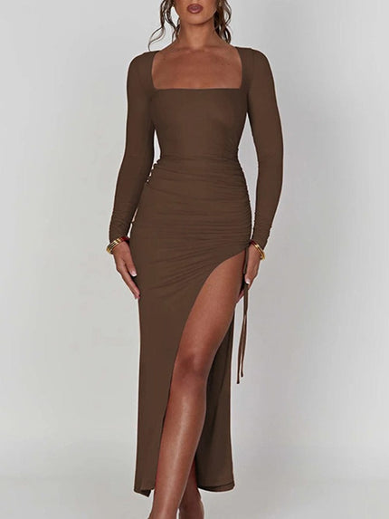 Greta Bodycon Maxi Dress - Fashion Pov