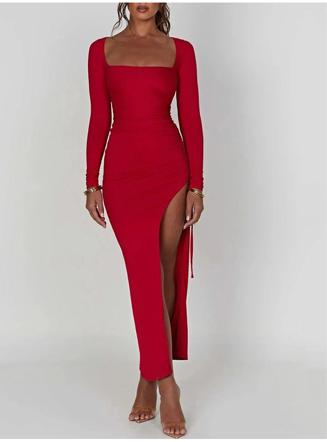 Greta Bodycon Maxi Dress - Fashion Pov