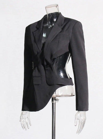 Hadley Hollow Out Blazer - Fashion Pov