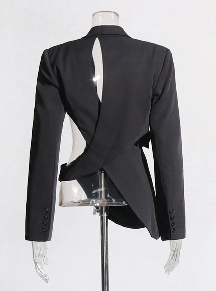 Hadley Hollow Out Blazer - Fashion Pov