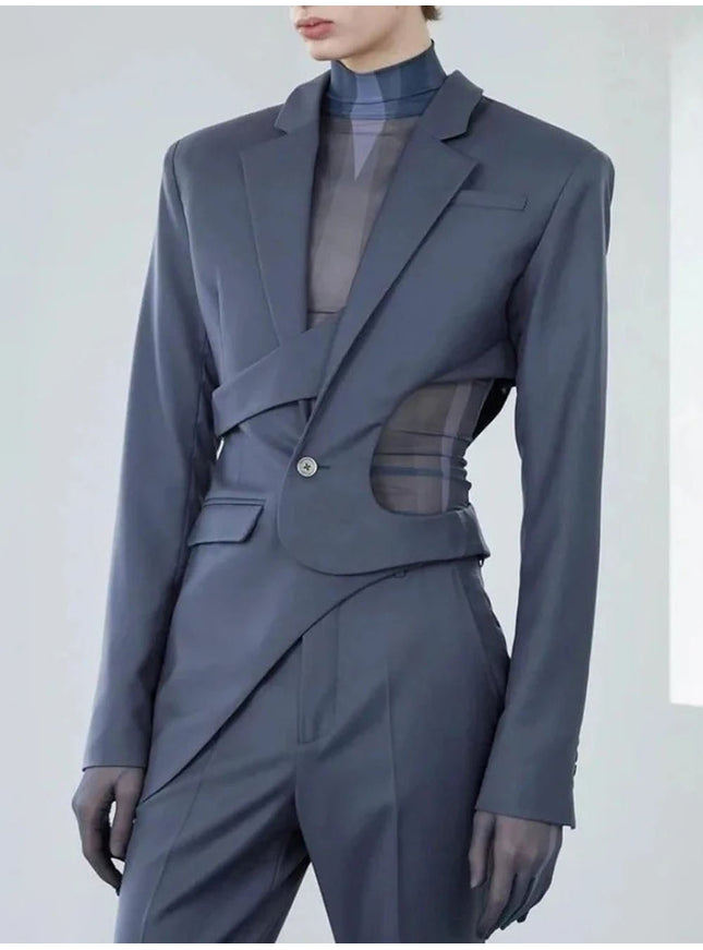 Hadley Hollow Out Blazer - Fashion Pov