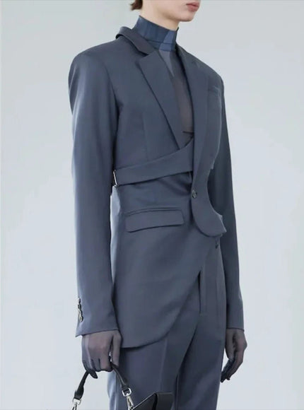 Hadley Hollow Out Blazer - Fashion Pov