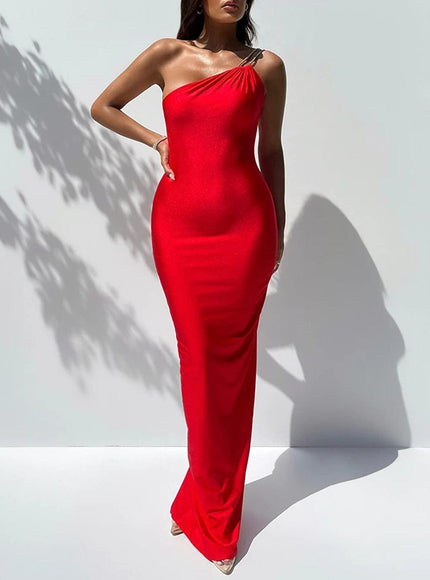 Hadley Off Shoulder Backless Maxi Dress - Fashion Pov