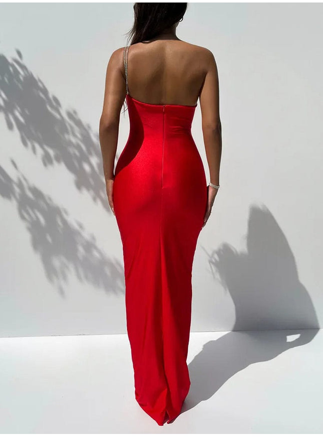 Hadley Off Shoulder Backless Maxi Dress - Fashion Pov