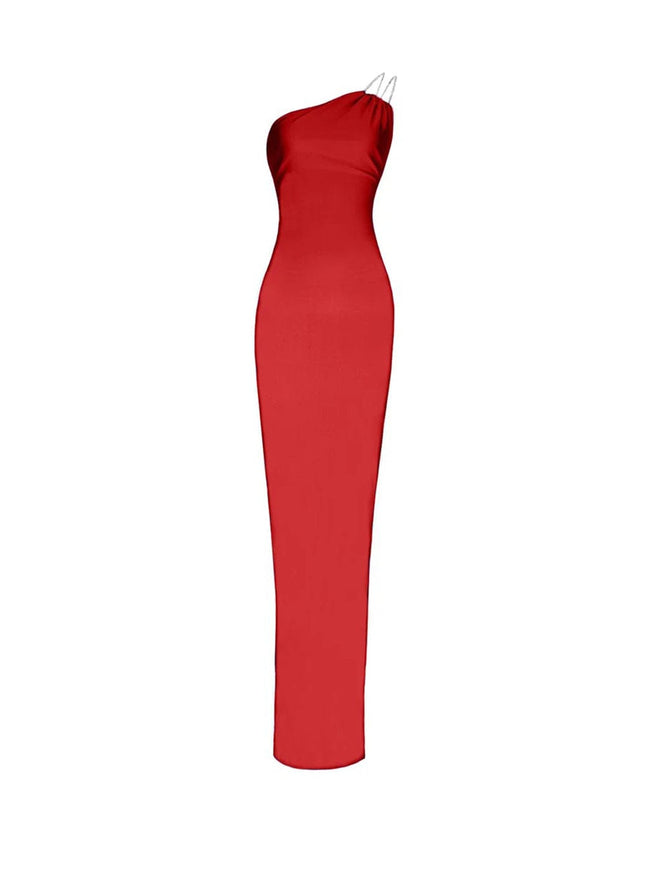 Hadley Off Shoulder Backless Maxi Dress - Fashion Pov