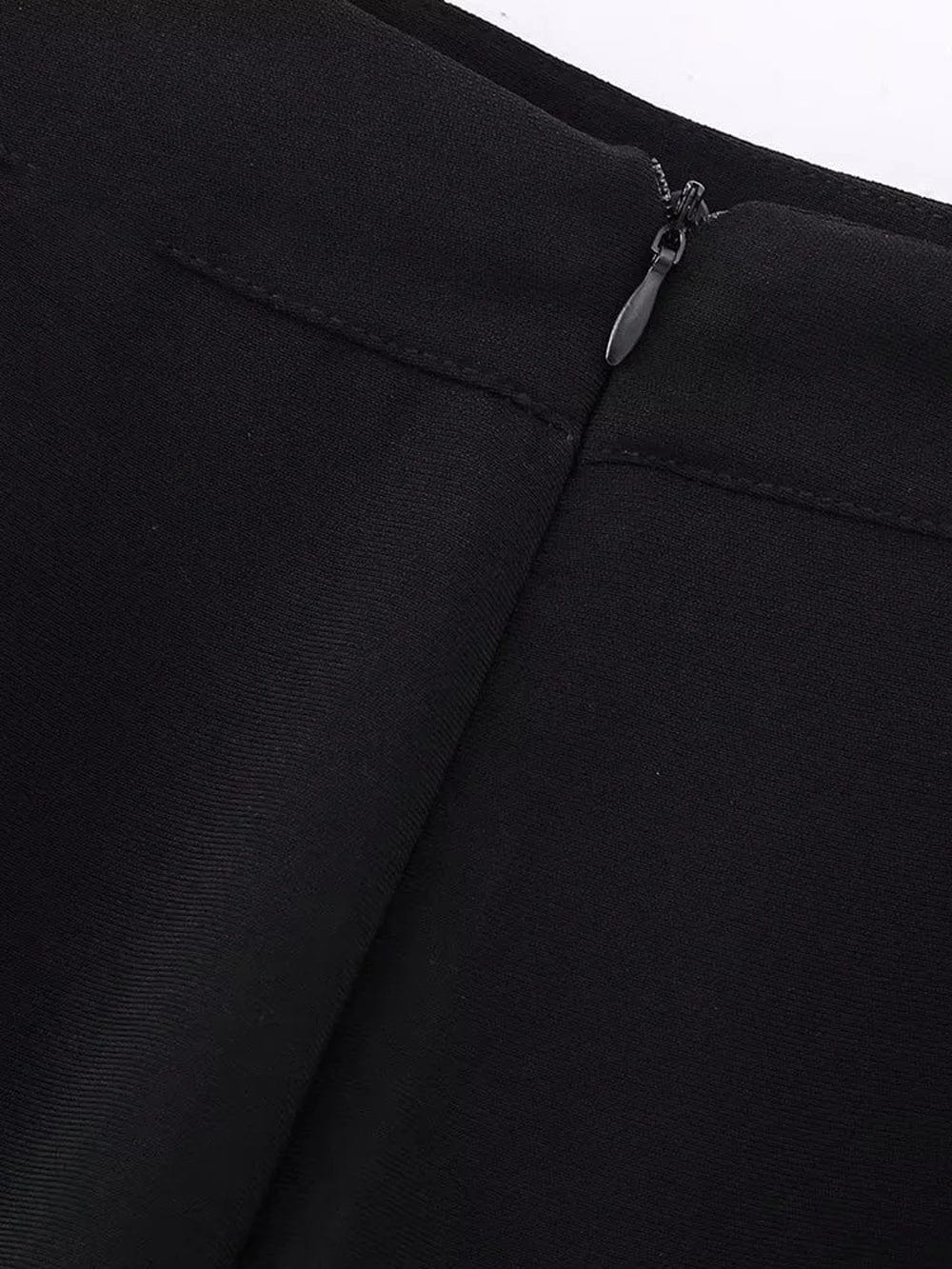 Haley Hollow Out Back Mini Skirt - Fashion Pov