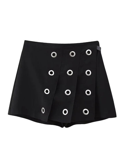 Haley Hollow Out Back Mini Skirt - Fashion Pov