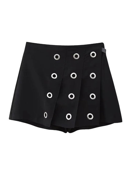 Haley Hollow Out Back Mini Skirt - Fashion Pov