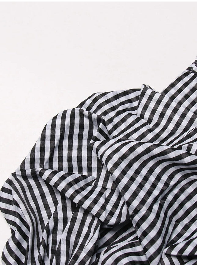Hali Bowknot Folds Shirt - Fashion Pov