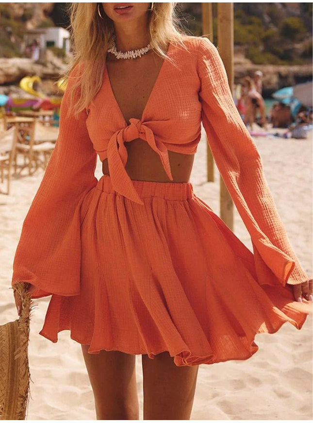 Hallie Lace Top & Skirt Set - Fashion Pov