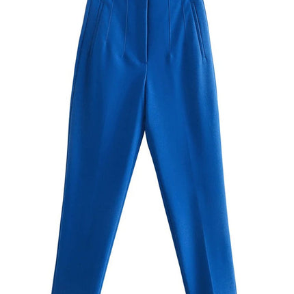 Hannah Zipper Fly Trouser - Fashion Pov