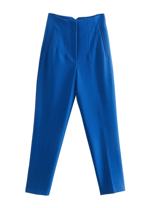 Hannah Zipper Fly Trouser - Fashion Pov