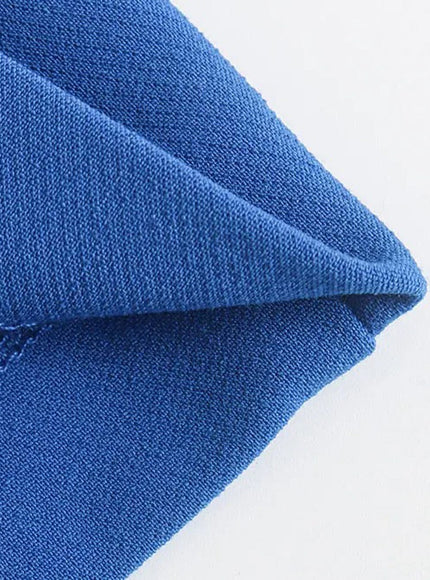 Hannah Zipper Fly Trouser - Fashion Pov