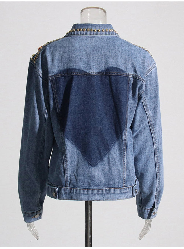 Harliv Hollow Out Spliced Diamond Jacket - Fashion Pov