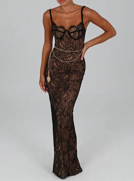 Harlow Backless Bodycon Maxi Dress - Fashion Pov