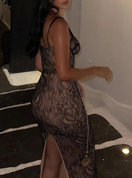Harlow Backless Bodycon Maxi Dress - Fashion Pov