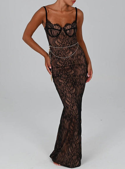 Harlow Backless Bodycon Maxi Dress - Fashion Pov