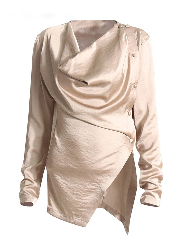Harman Spliced Fold Shirt - Fashion Pov