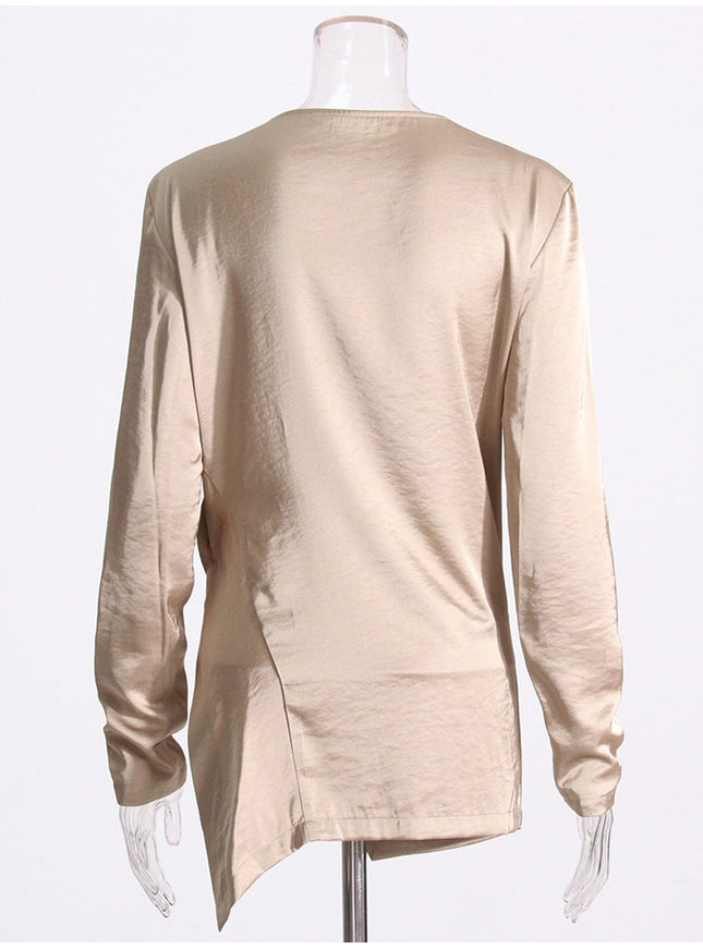 Harman Spliced Fold Shirt - Fashion Pov