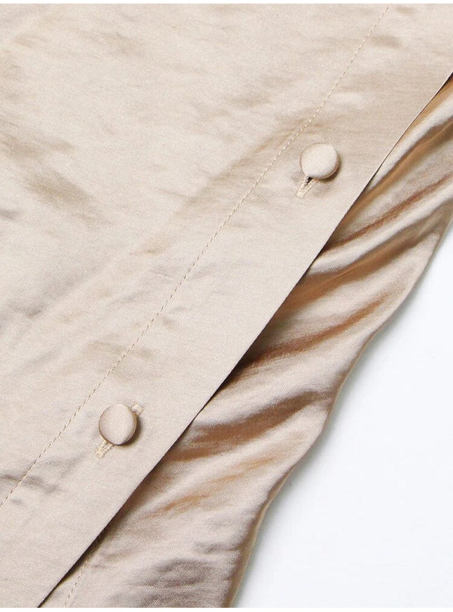Harman Spliced Fold Shirt - Fashion Pov