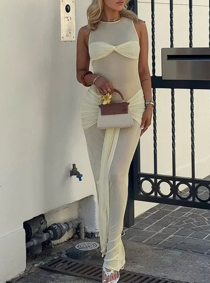 Hope Sleeveless Maxi Dress - Fashion Pov