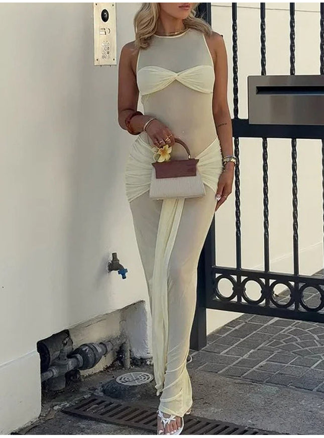 Hope Sleeveless Maxi Dress - Fashion Pov