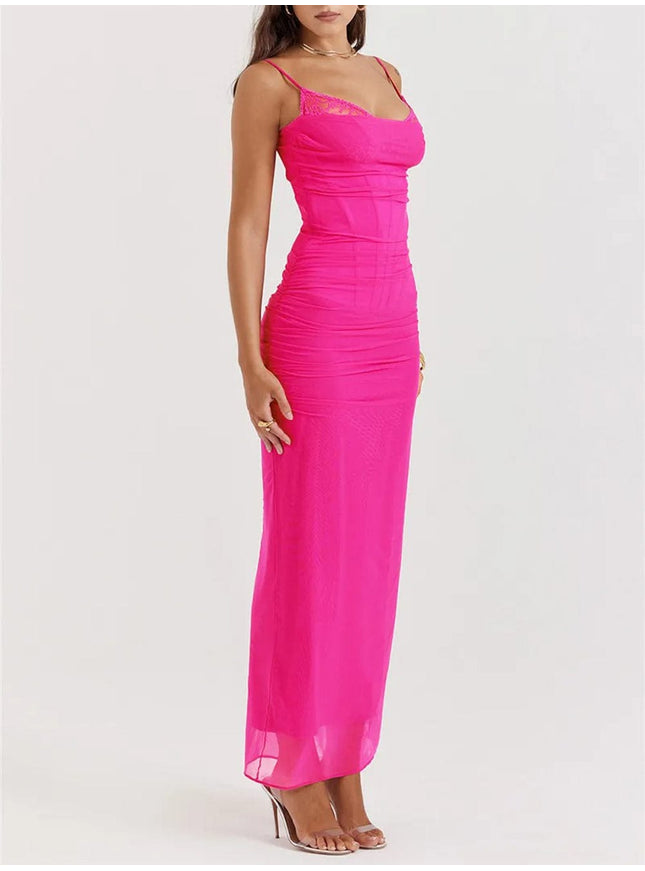 Isabel Backless Maxi Dress - Fashion Pov