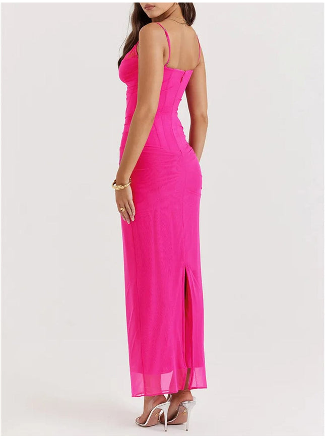 Isabel Backless Maxi Dress - Fashion Pov