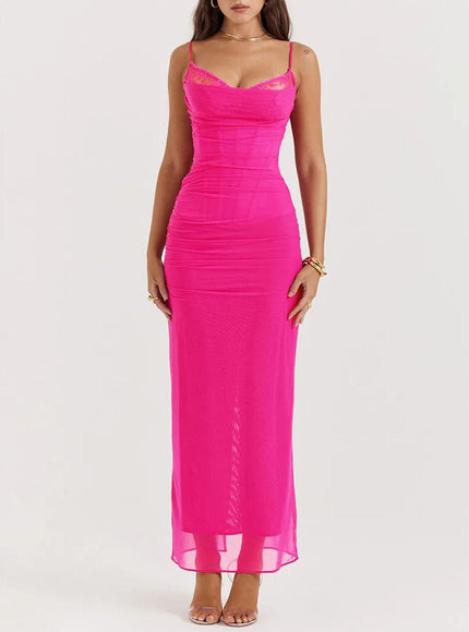 Isabel Backless Maxi Dress - Fashion Pov