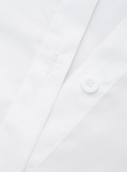 Isabella Buttoned Solid Casual Tunic Top - Fashion Pov