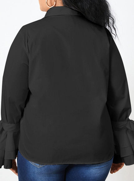 Isabella Buttoned Solid Casual Tunic Top - Fashion Pov