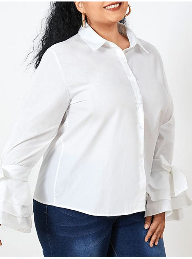 Isabella Buttoned Solid Casual Tunic Top - Fashion Pov