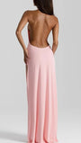 Isabella Halter Deep - V Maxi Dress - Fashion Pov