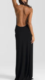 Isabella Halter Deep - V Maxi Dress - Fashion Pov