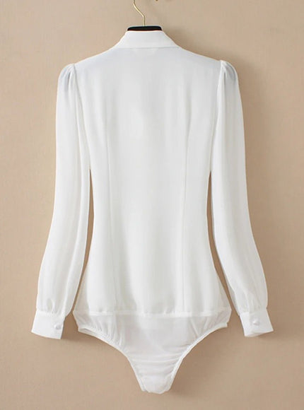 Isabelle Bodysuits Long Sleeved Shirt - Fashion Pov