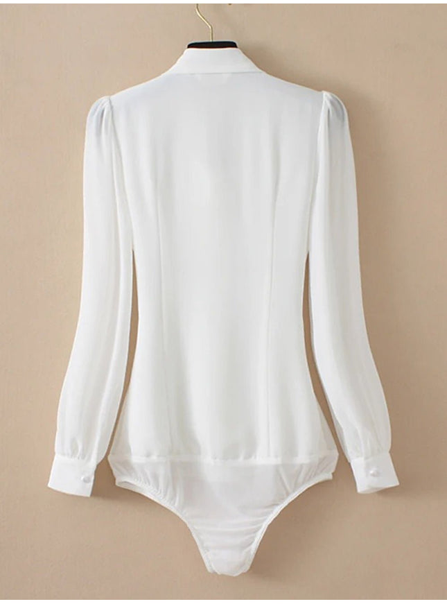 Isabelle Bodysuits Long Sleeved Shirt - Fashion Pov