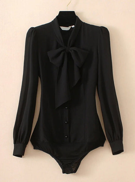 Isabelle Bodysuits Long Sleeved Shirt - Fashion Pov