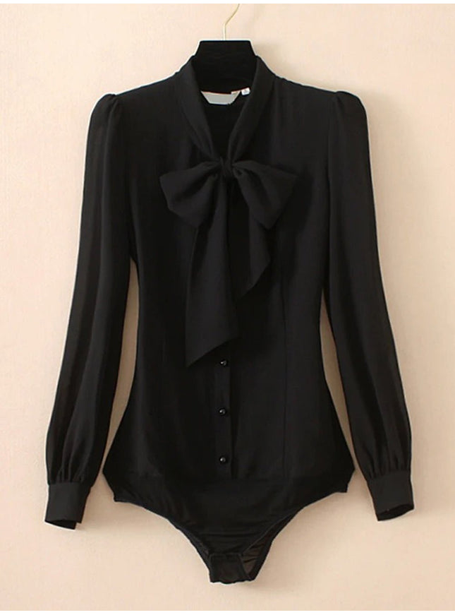 Isabelle Bodysuits Long Sleeved Shirt - Fashion Pov