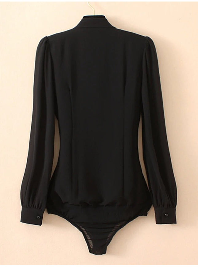 Isabelle Bodysuits Long Sleeved Shirt - Fashion Pov