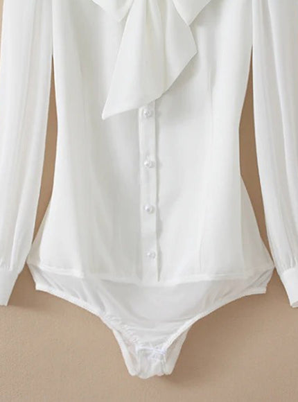 Isabelle Bodysuits Long Sleeved Shirt - Fashion Pov
