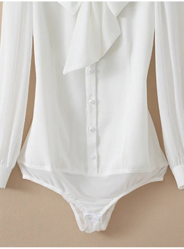 Isabelle Bodysuits Long Sleeved Shirt - Fashion Pov