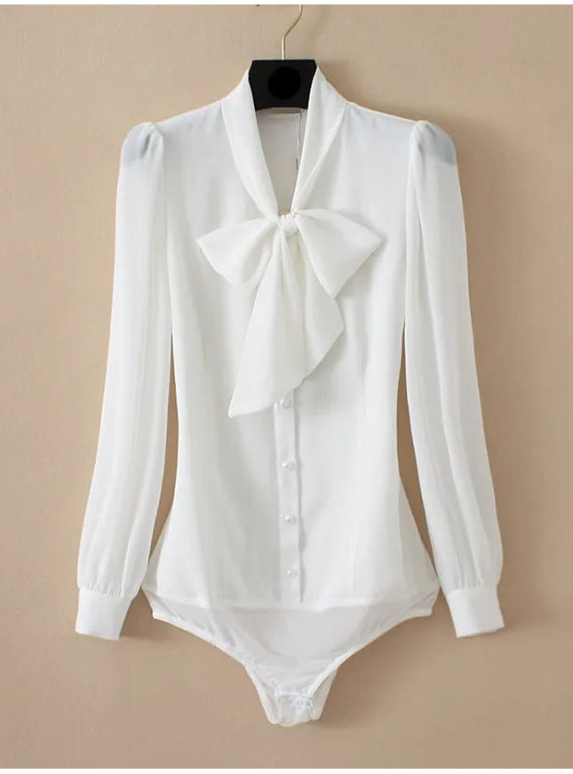 Isabelle Bodysuits Long Sleeved Shirt - Fashion Pov