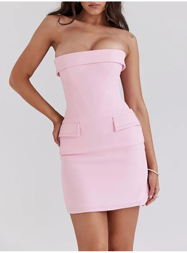Isabelle Off Shoulder Backless Mini Dress - Fashion Pov