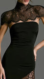 Isadora Lace Cape Mini Dress - Fashion Pov