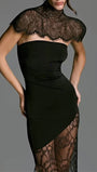 Isadora Lace Cape Mini Dress - Fashion Pov