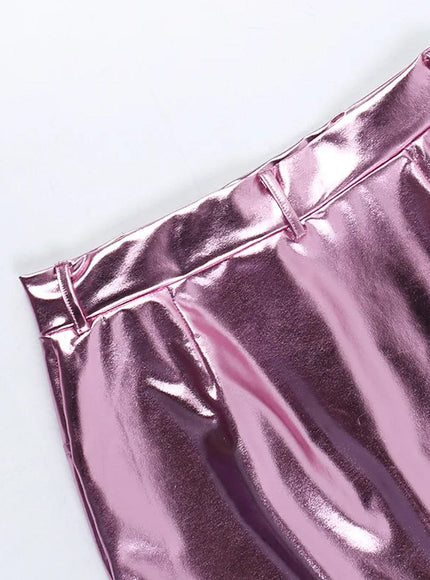Isla Mini Skirt In Pink - Fashion Pov