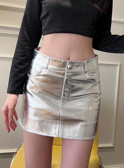 Isla Mini Skirt In Pink - Fashion Pov