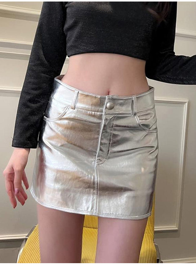 Isla Mini Skirt In Pink - Fashion Pov