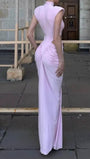 Isla Ruched Cut Out Gown - Fashion Pov