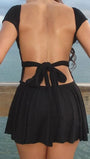 Isla Tie - Back Mini Dress - Fashion Pov